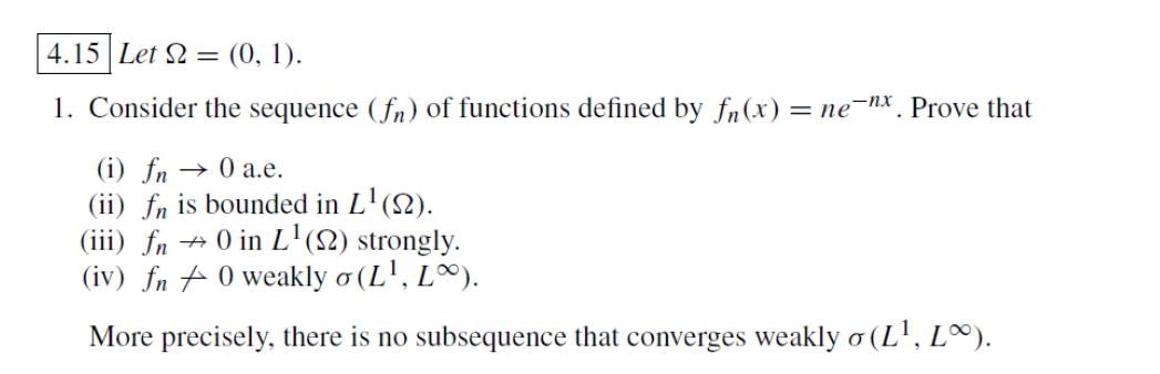 Solved This is Exercise 4.15 from Brezis' Functional | Chegg.com