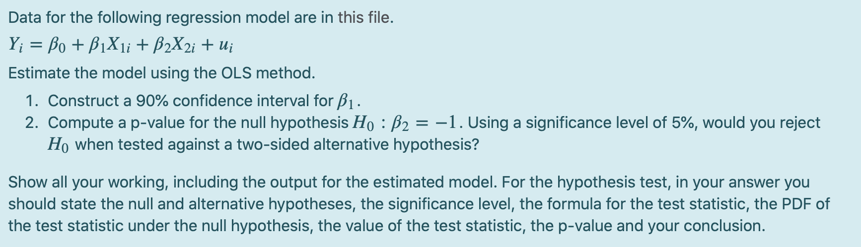 regression loss can't decrease · issue #662 ·... Solved Data for the following regression model are in this | Chegg.com