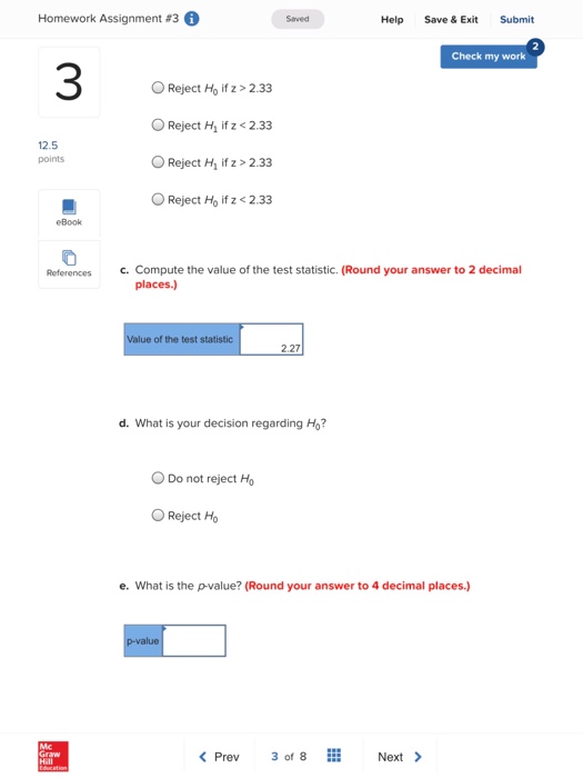 Solved Homework Assignment #3 Saved Help Save & Exit Submit | Chegg.com