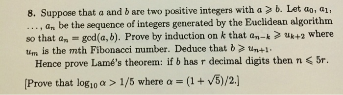 Solved Suppose That A And B Are Two Positive Integers With A | Chegg.com