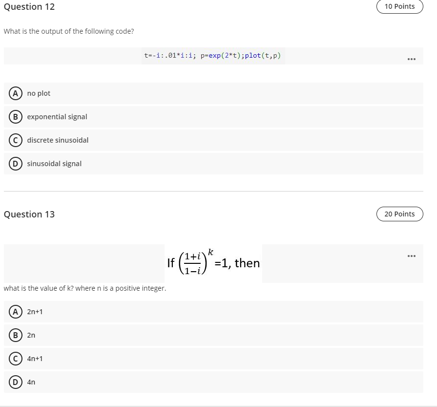 Solved Question 12 10 Points What is the output of the | Chegg.com