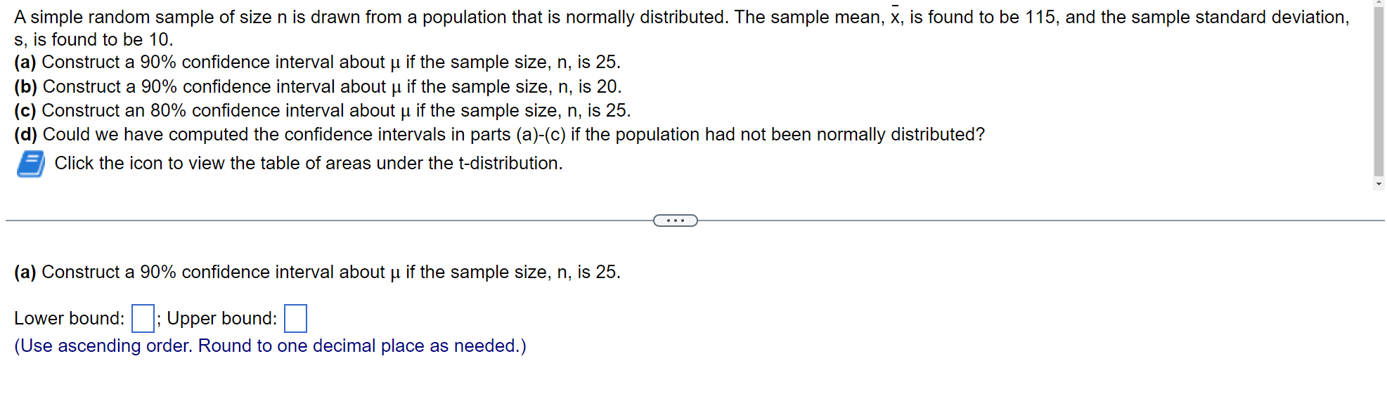 Solved A simple random sample of size n is drawn from a | Chegg.com