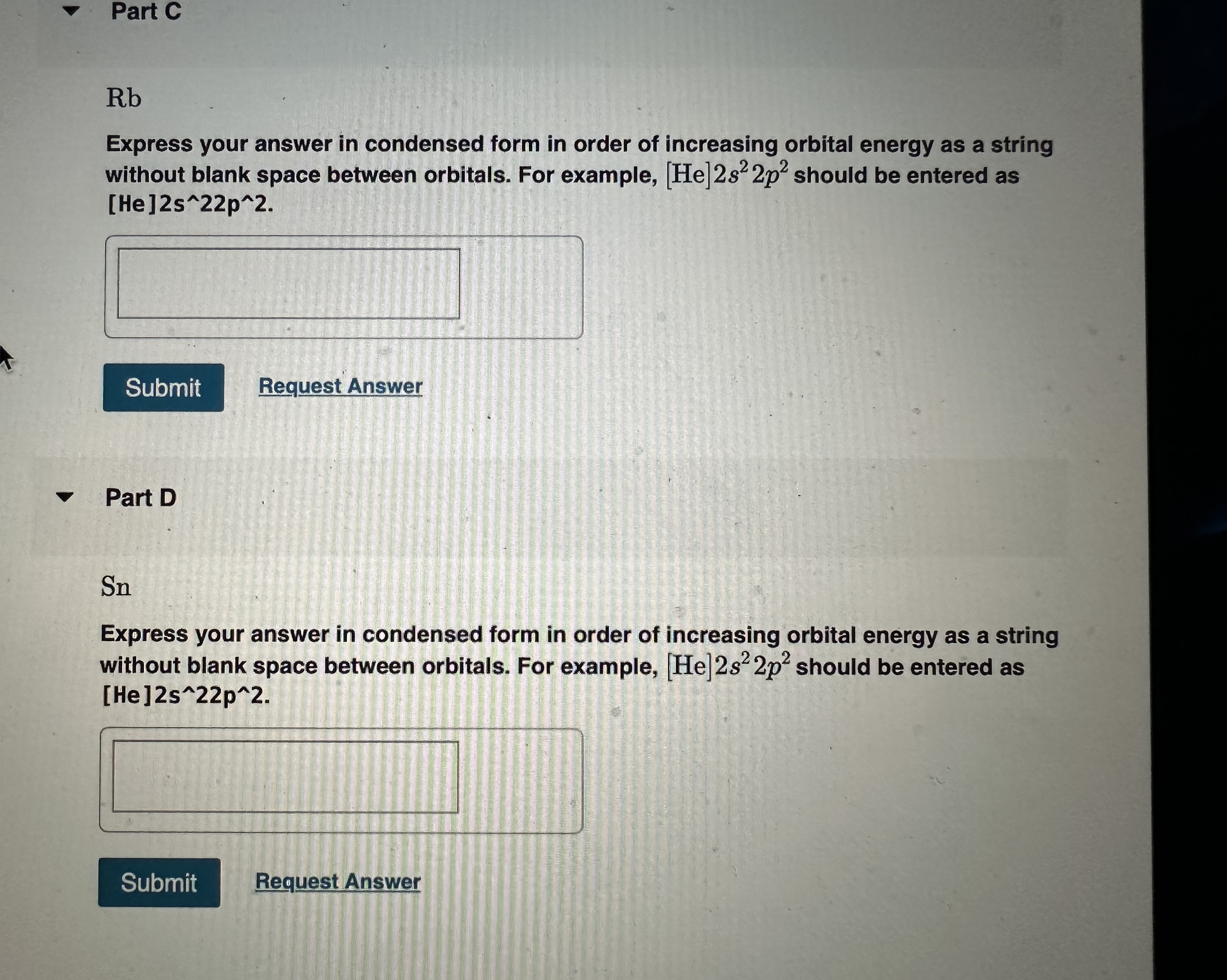 Solved Express your answer in condensed form in order of