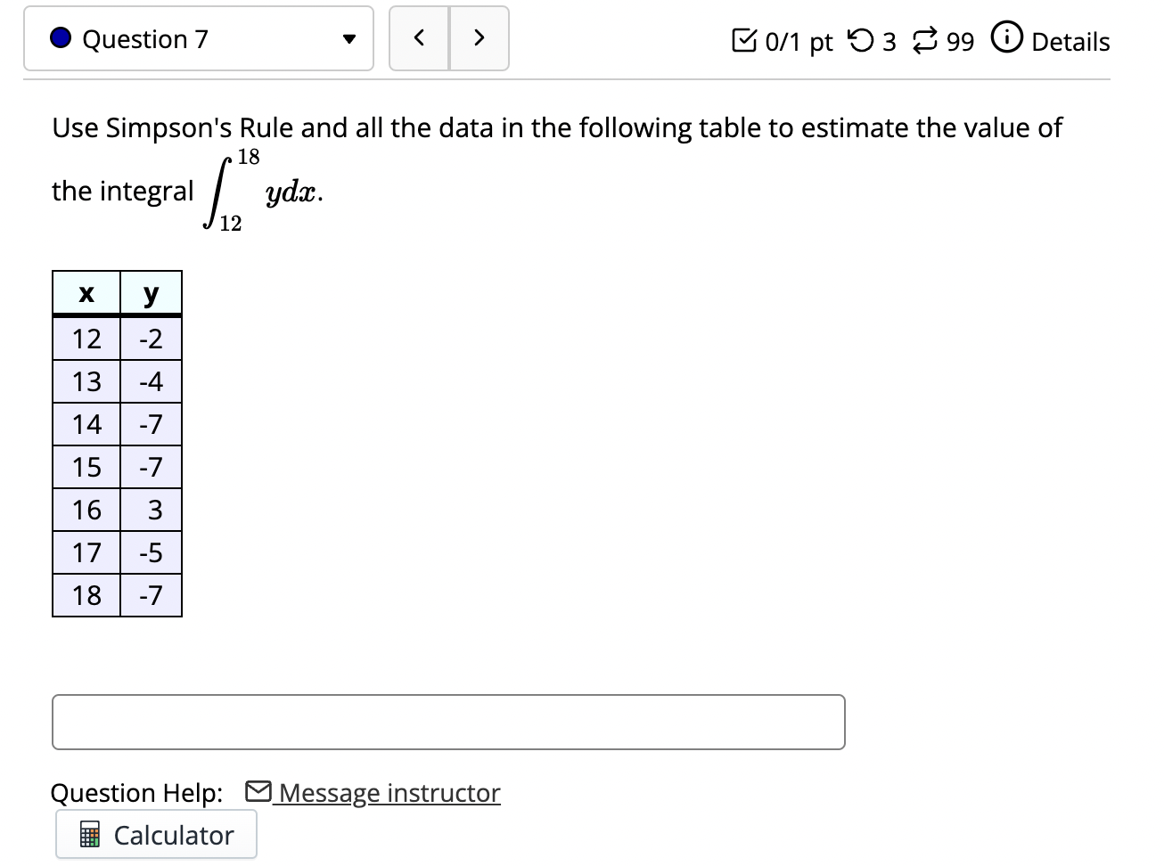Solved Use Simpson's Rule and all the data in the following | Chegg.com