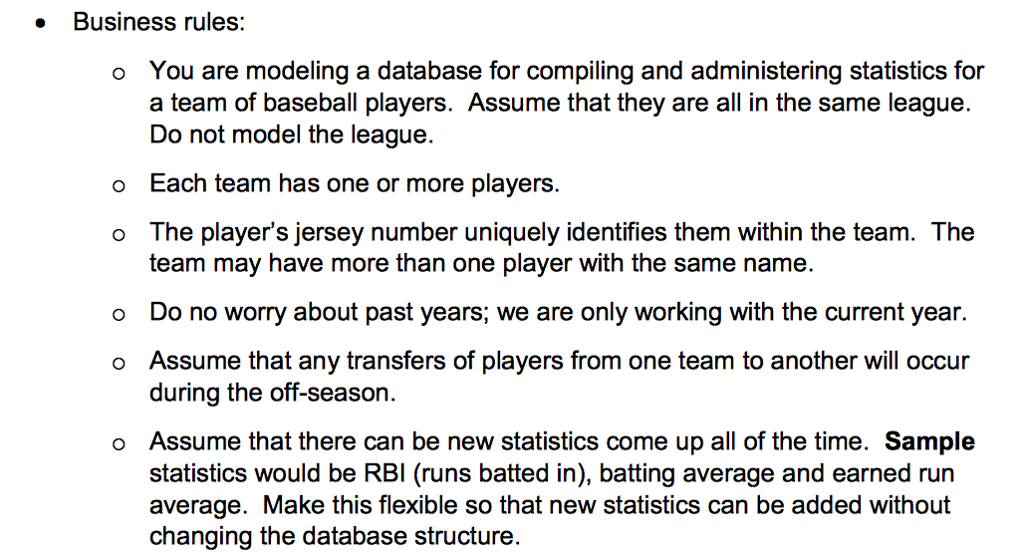 Solved » Business rules: You are modeling a database for | Chegg.com