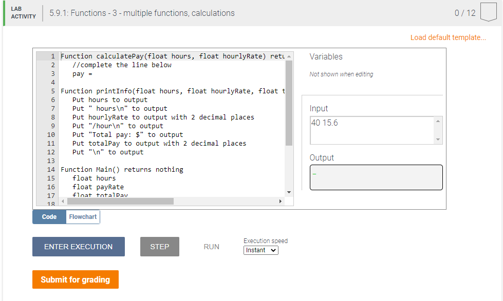 Solved Need Coral program help for: Complete the | Chegg.com