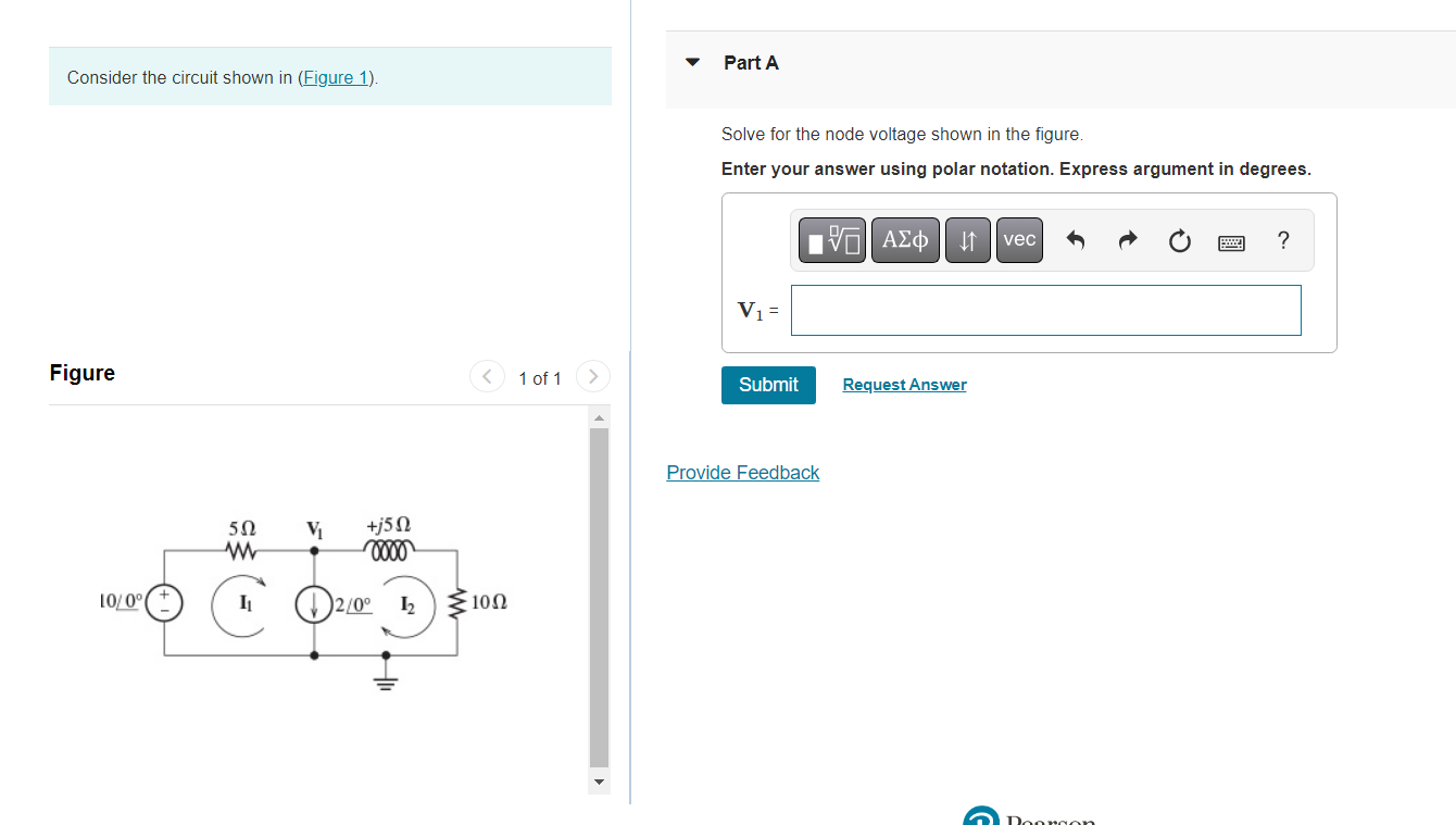 Solved Solve for the node voltage shown in the | Chegg.com