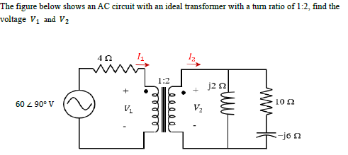 Solved The figure below shows an AC circuit with an ideal | Chegg.com