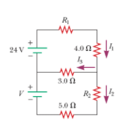 Solved Consider the following figure. Assume V = 11 V,R1 = | Chegg.com