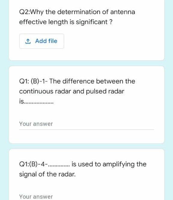 Solved Q2Why the determination of antenna effective length