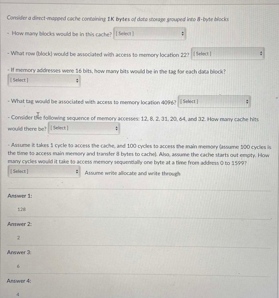 solved-consider-a-direct-mapped-cache-containing-1k-bytes-of-chegg