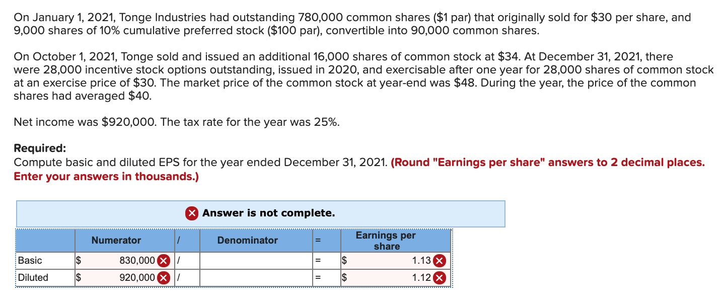 Solved On January Tonge Industries Had Outstanding Chegg Com