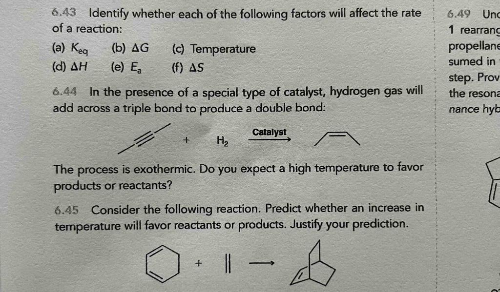Solved 6.43 Identify whether each of the following factors | Chegg.com