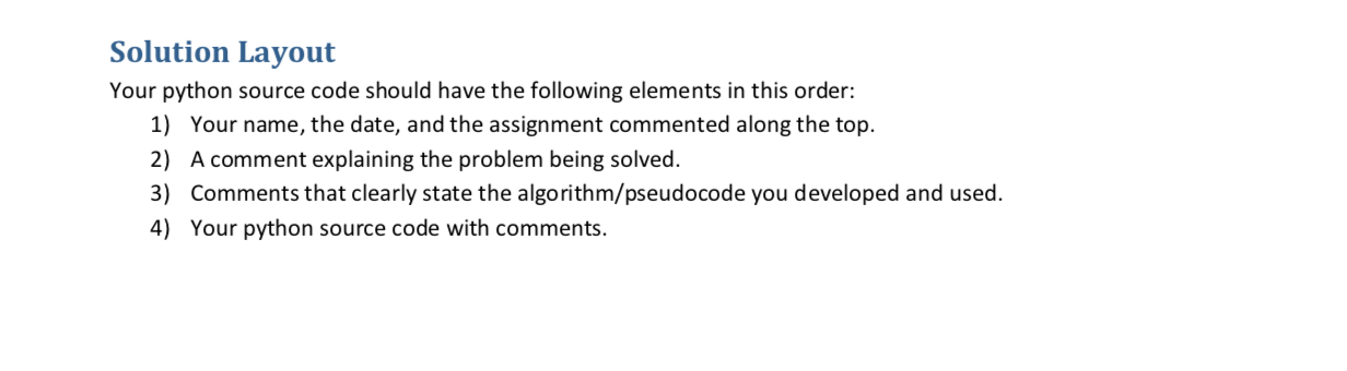 Develop the algorithm and the python source code | Chegg.com
