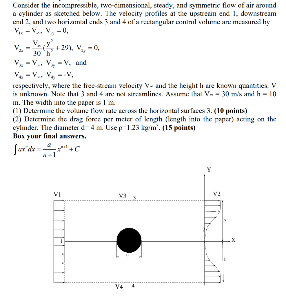 Solved Consider The Incompressible, Two-dimensional, Steady, | Chegg.com