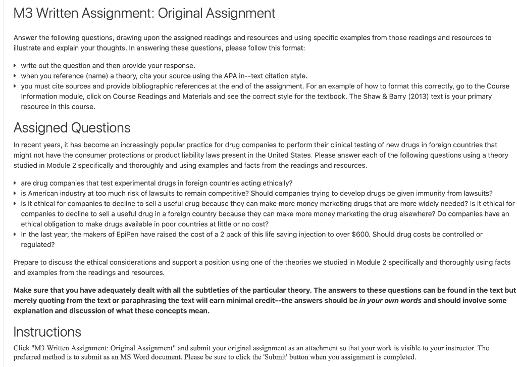 3.3.10 written assignment