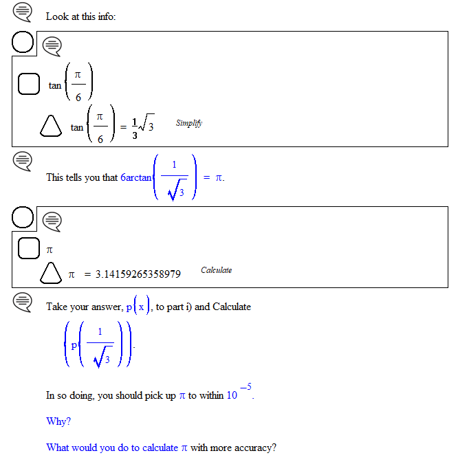 Solved Look at this info: tan(6π)tan(6π)=313 Simplify This | Chegg.com