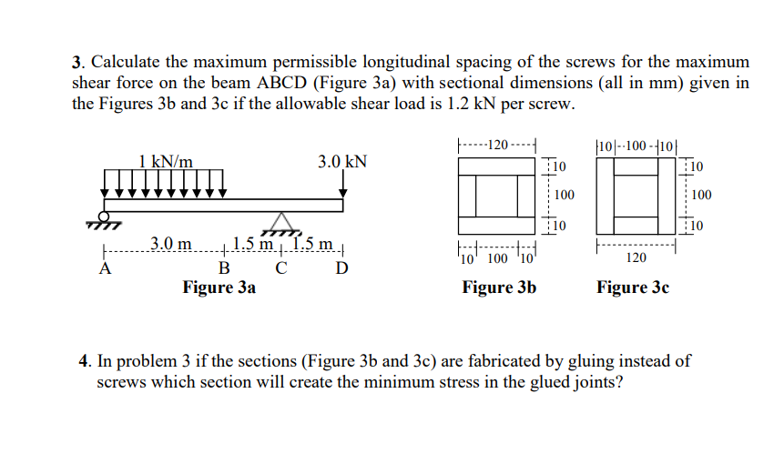 Solved 3. Calculate the maximum permissible longitudinal | Chegg.com