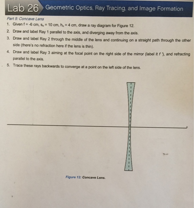 Solved Lab 26 Geometric Optics, Ray Tracing, and Image
