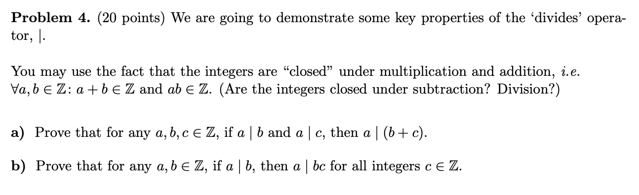 Solved Problem 4. (20 points) We are going to demonstrate | Chegg.com