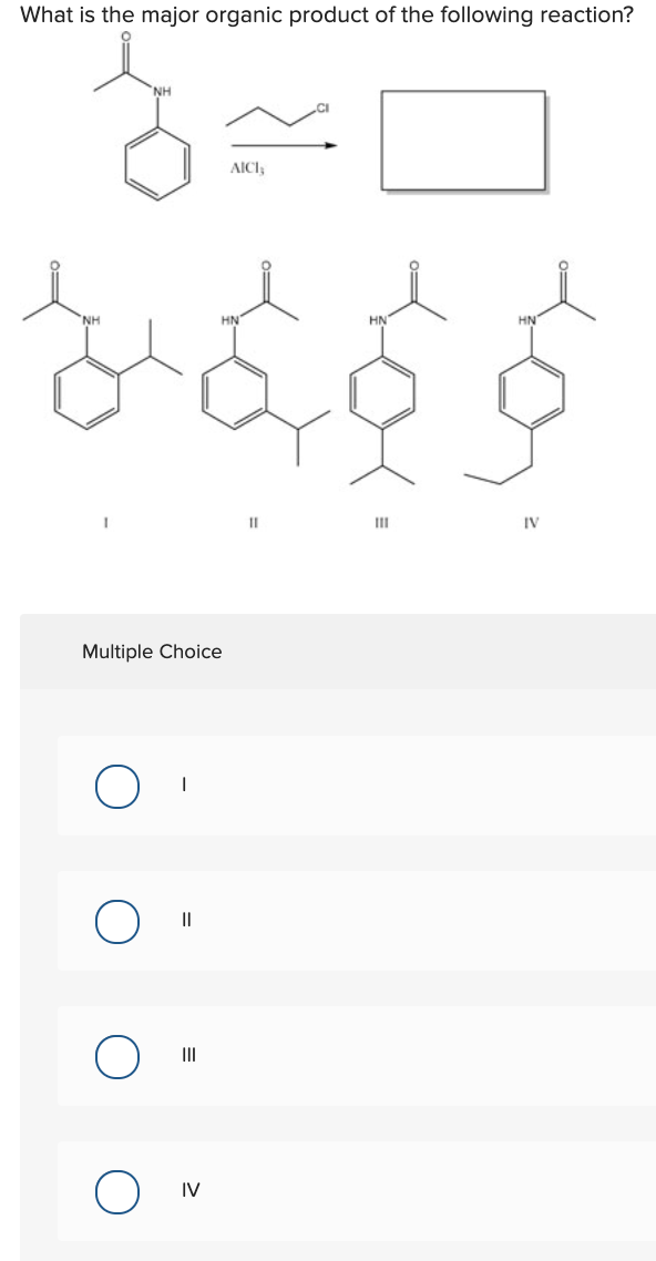 Solved What is the major organic product of the following | Chegg.com