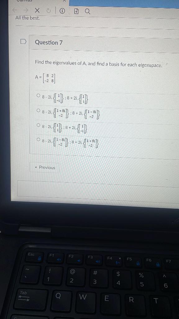 Solved Find the eigenvalues of A, and find a basis for each | Chegg.com