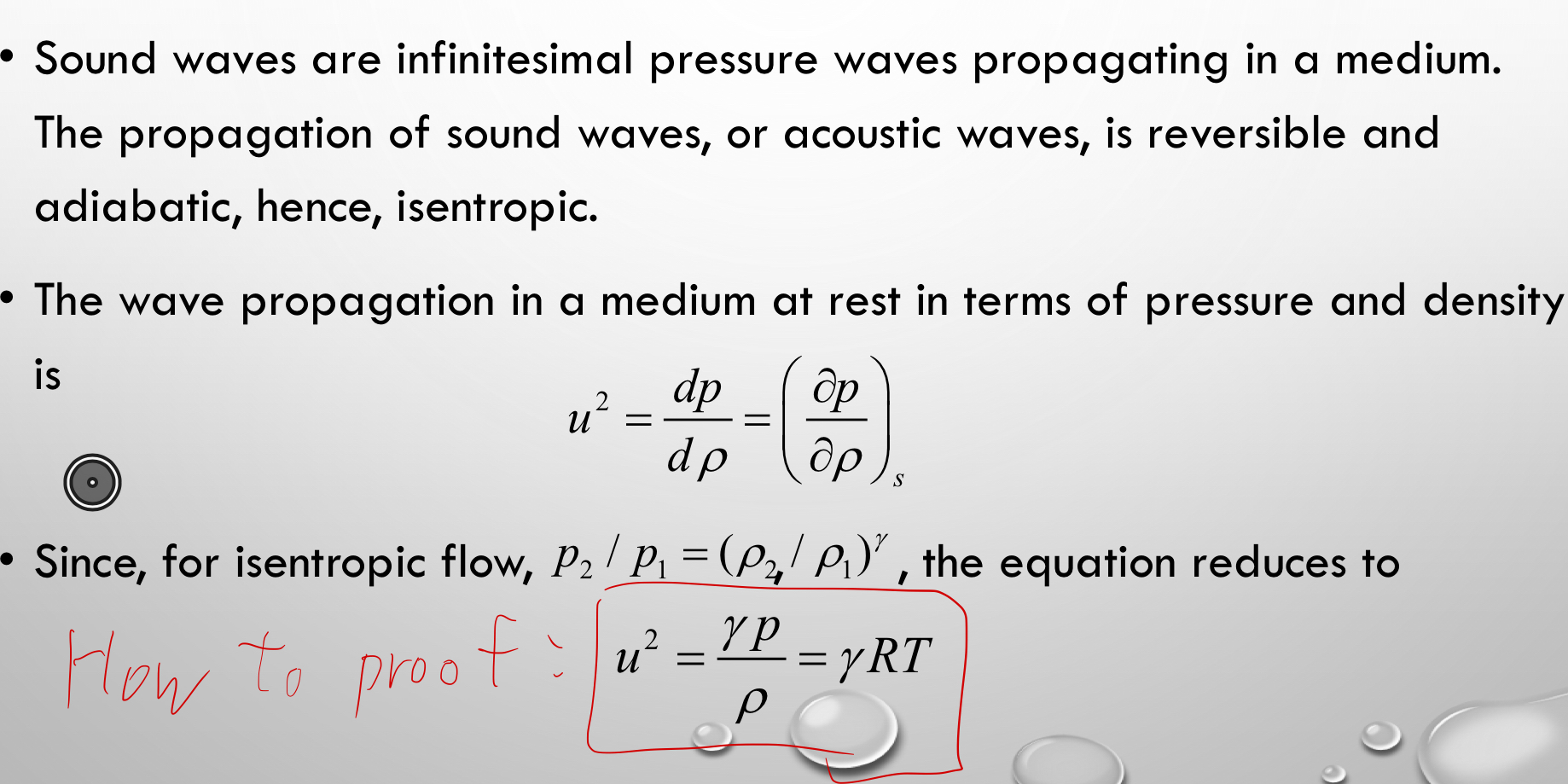 Equations For Sound Waves