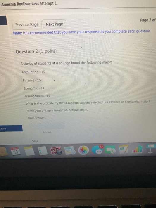 Solved A survey of students at a college found the following | Chegg.com