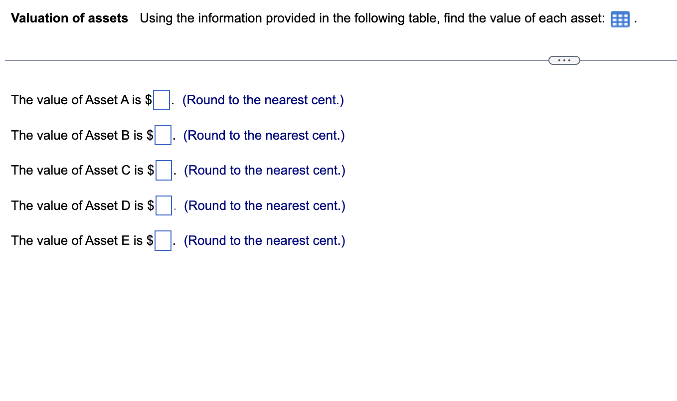 Solved Data Table (Click On The Icon Located On The | Chegg.com