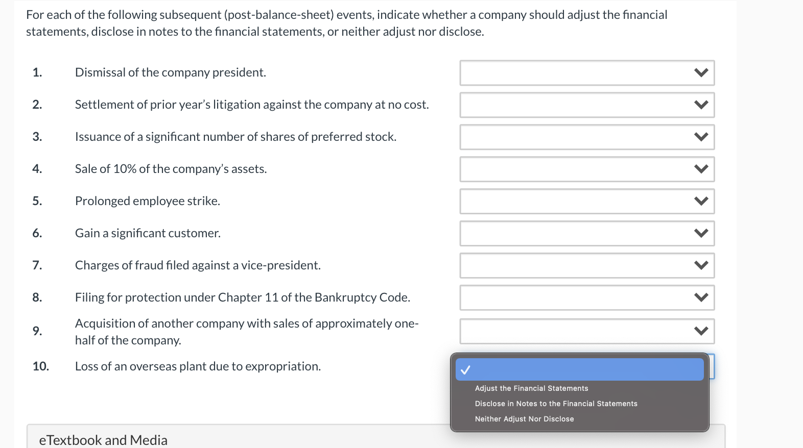 solved-for-each-of-the-following-subsequent-chegg