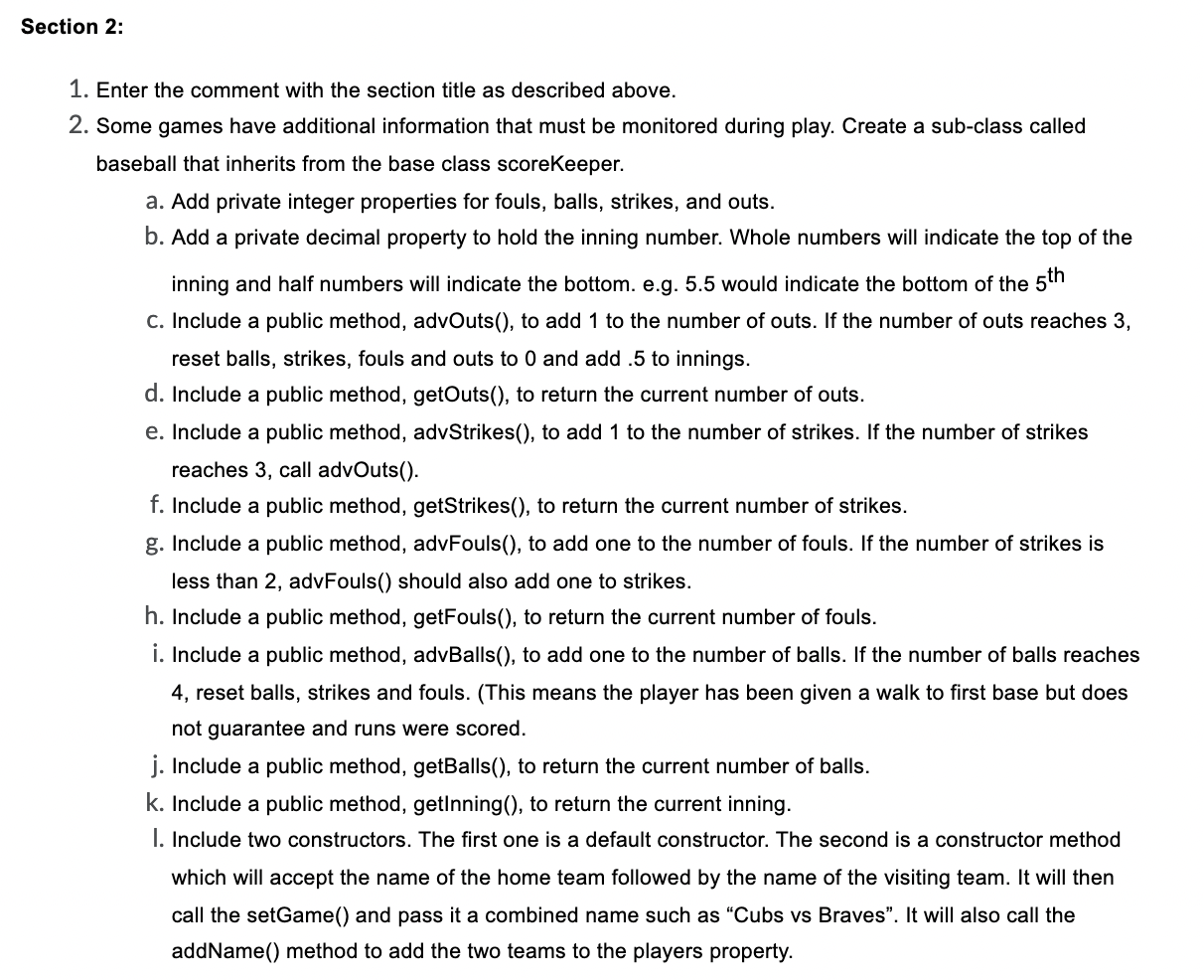 Solved Please complete in Java. Please do not copy paste the | Chegg.com