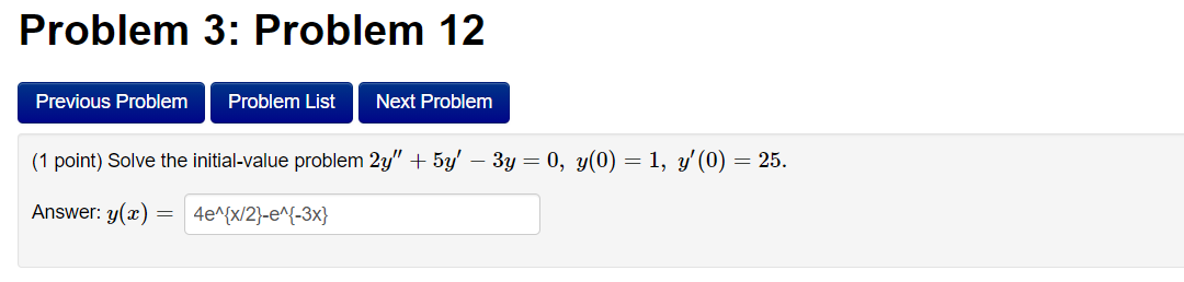 Solved Problem 3: Problem 12 Previous Problem Problem List | Chegg.com