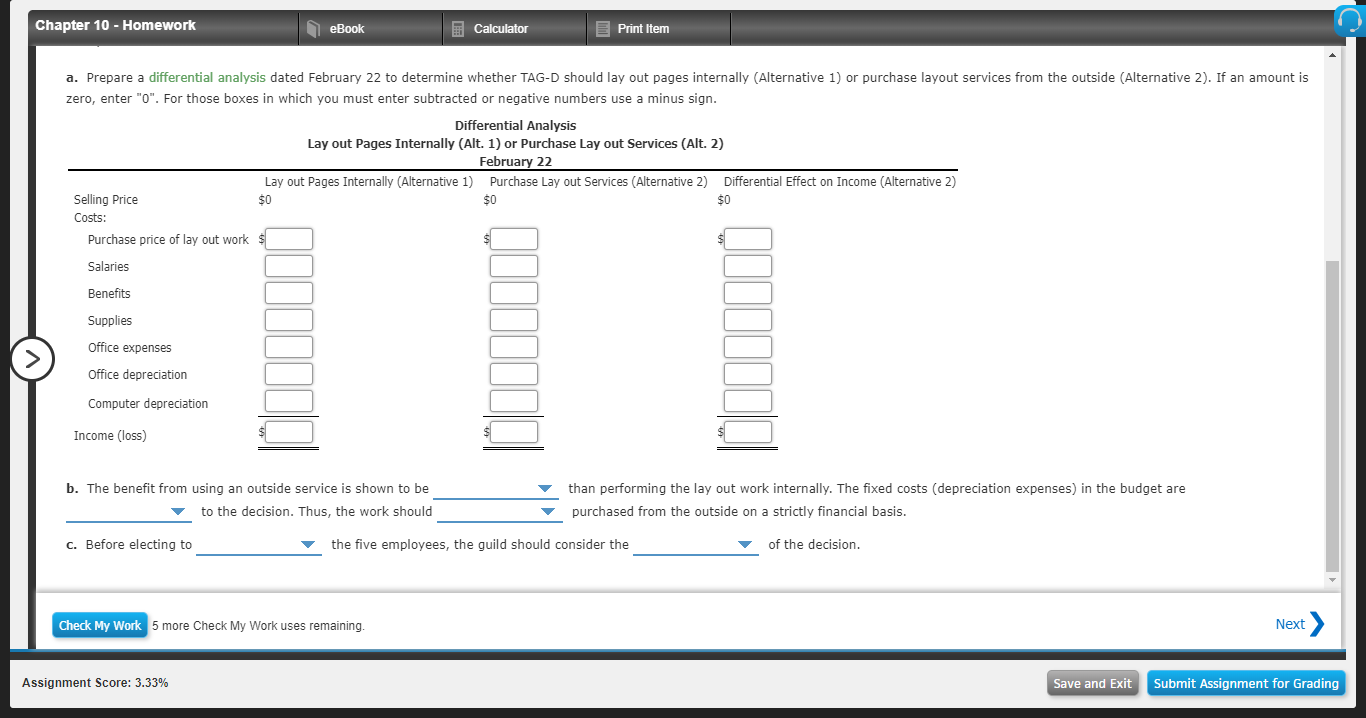 Solved Chapter 10 - Homework eBook Calculator Print Item | Chegg.com
