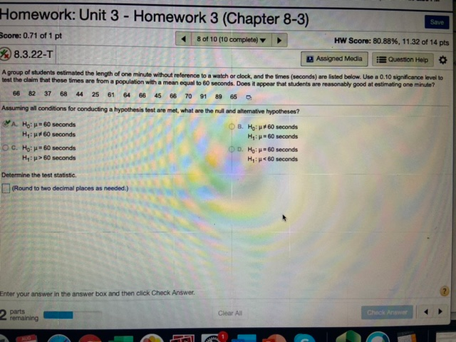 unit data and statistics homework 3 answer key