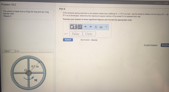 Solved The wheel is made from a 5-kg thin ring and two 2-kg | Chegg.com