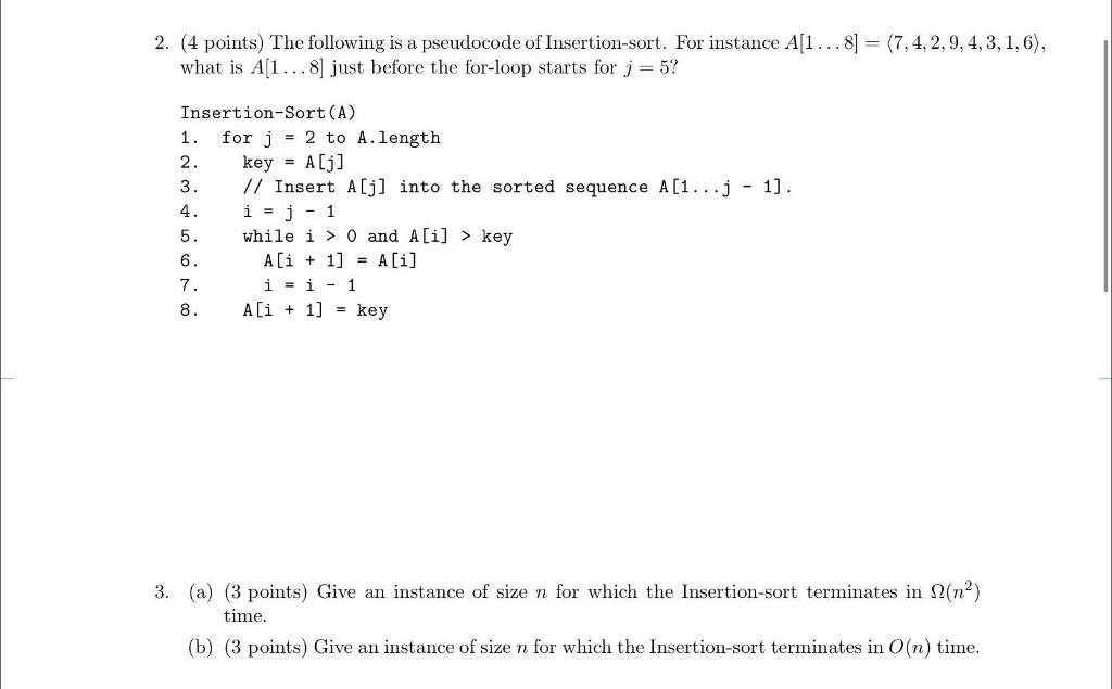 solved-2-4-points-the-following-is-a-pseudocode-of-chegg