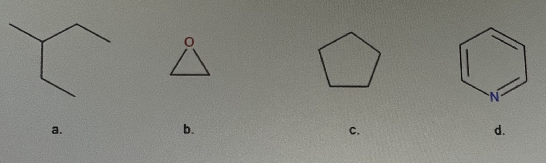 Solved Classify each of the following molecules as being: 1) | Chegg.com