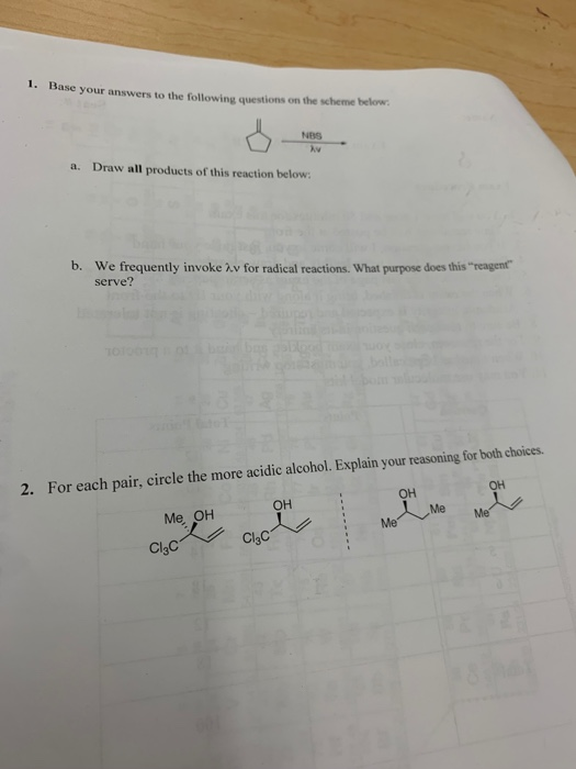 Solved 1. Base your answers t to the following questions on | Chegg.com