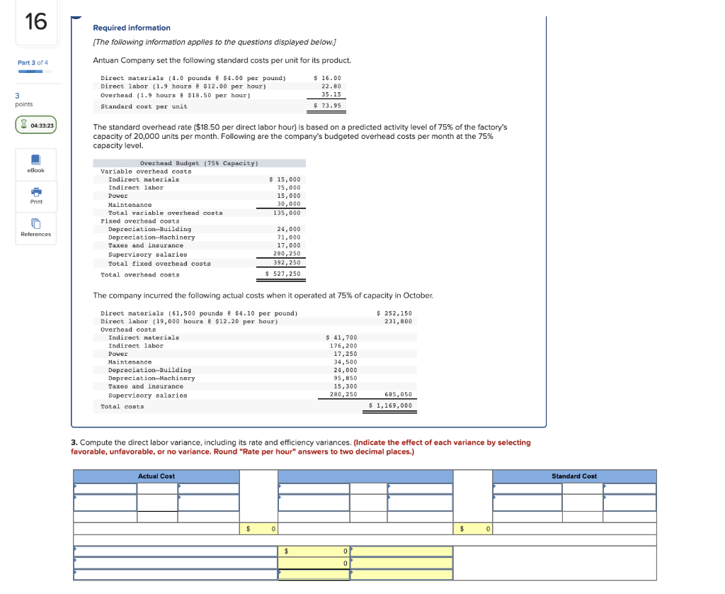 Solved 16 Required Information [the Following Information 