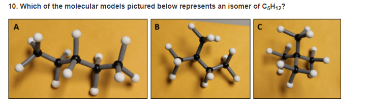 What Is The Structural Formula For The Molecular Model Pictured Below