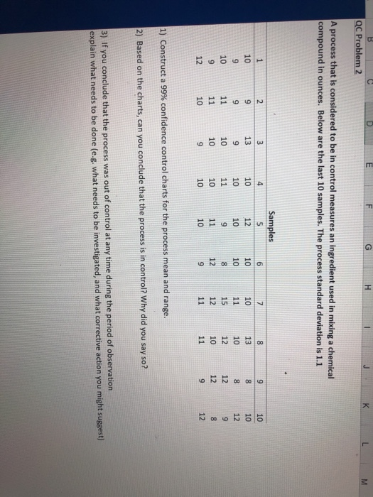 Solved c Problem 2 A process that is considered to be in | Chegg.com