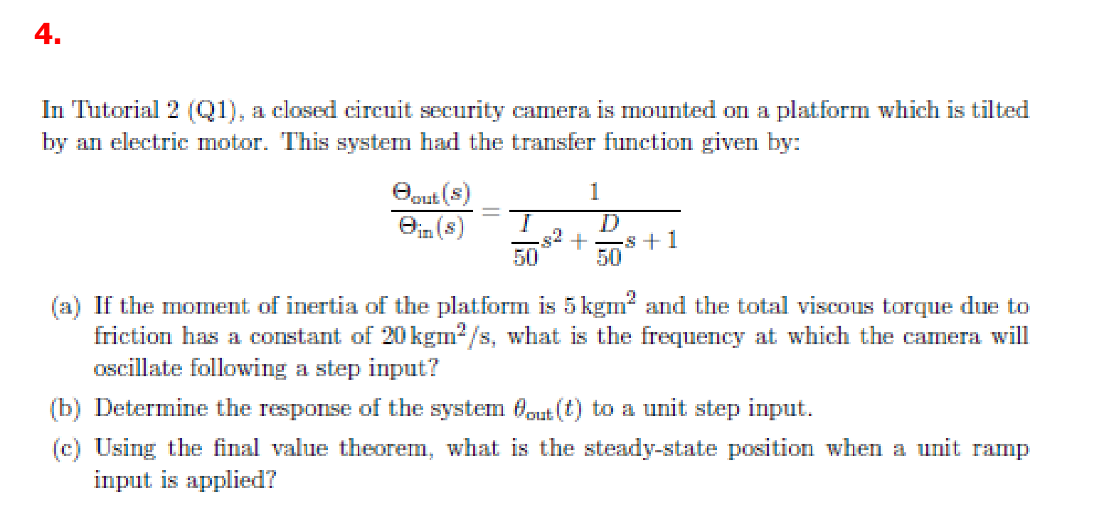 Solved 4. In Tutorial 2 (Q1), a closed circuit security | Chegg.com