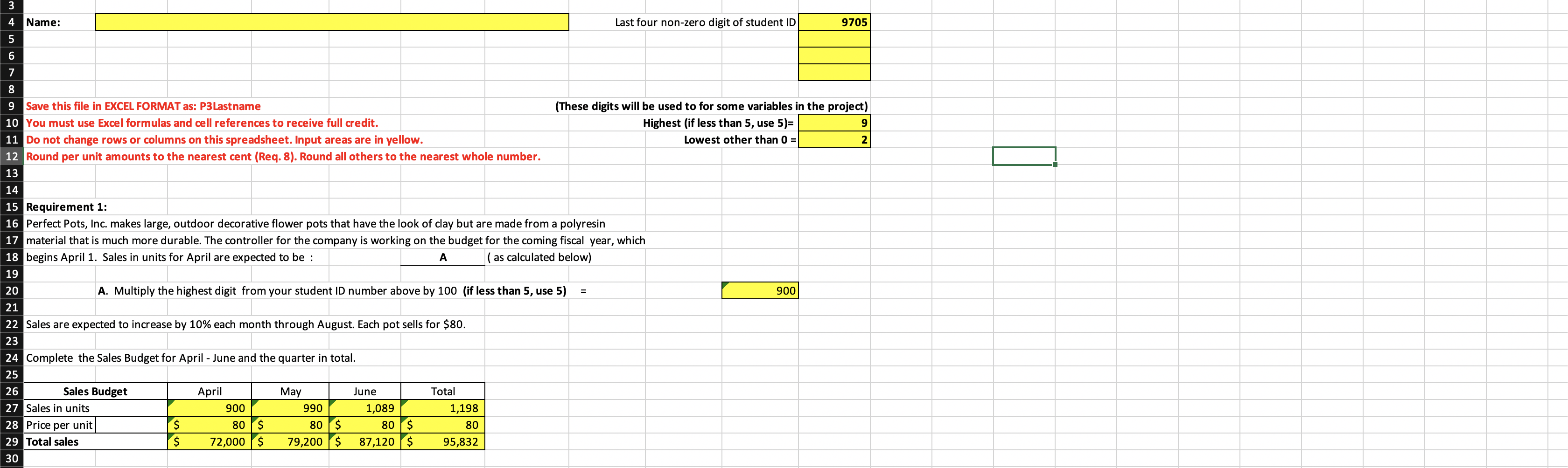 3 4 Name 5 Last Four Non Zero Digit Of Student Id Chegg Com