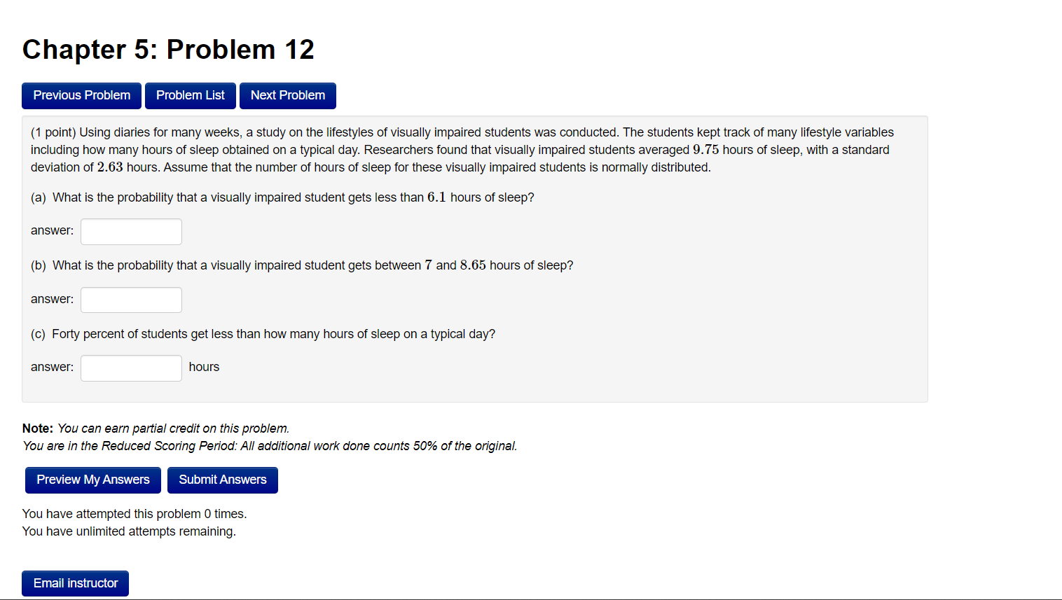 Solved Chapter 5: Problem 12 Previous Problem Problem List | Chegg.com