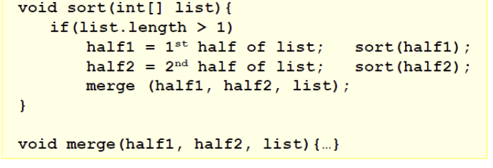 Solved (Use Java) Below is the basic algorithm for a merge | Chegg.com