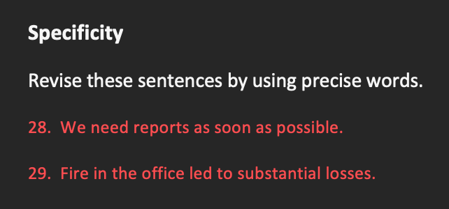 solved-specificity-revise-these-sentences-by-using-precise-chegg