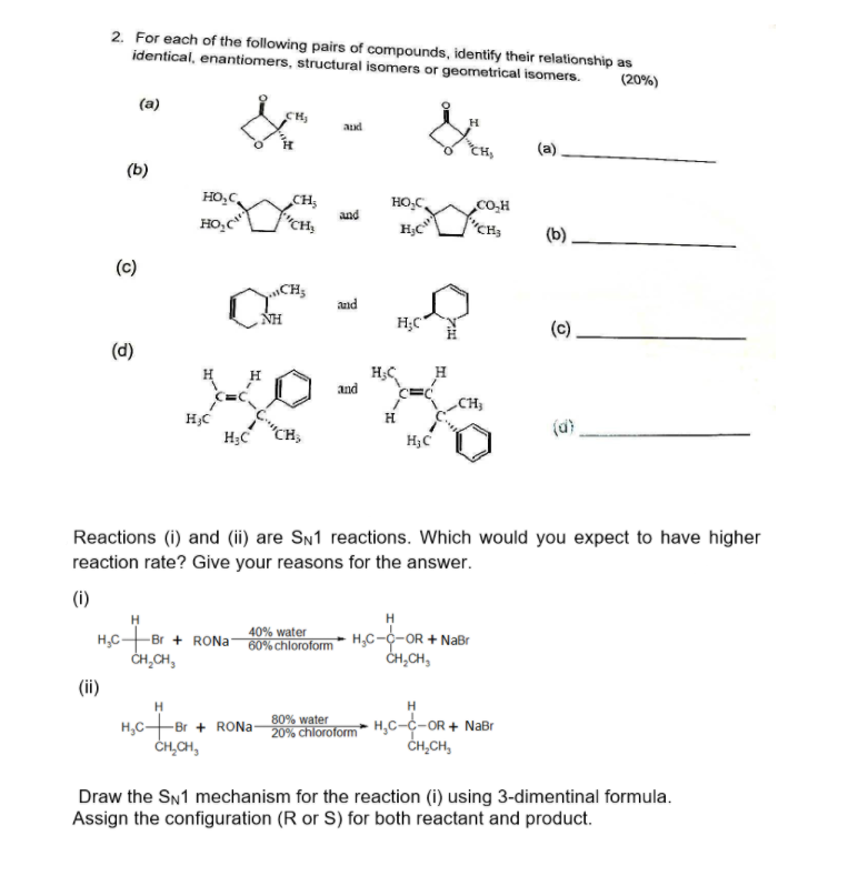 Solved 2. For each of the following pairs of compounds, | Chegg.com