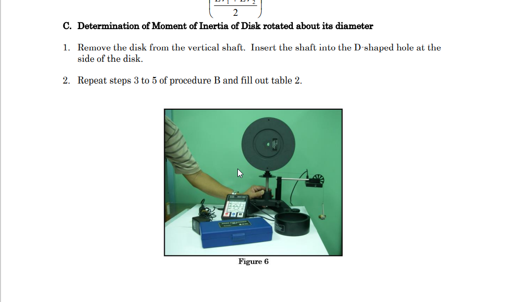 sources of error in moment of inertia experiment