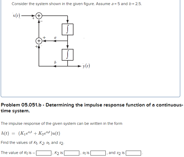 Solved Consider The System Shown In The Given Figure. Assume | Chegg.com