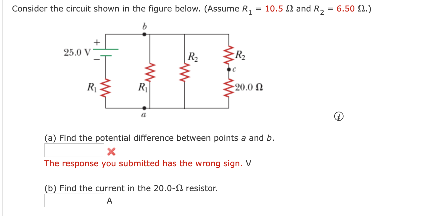 Solved Consider The Circuit Shown In The Figure Below. | Chegg.com